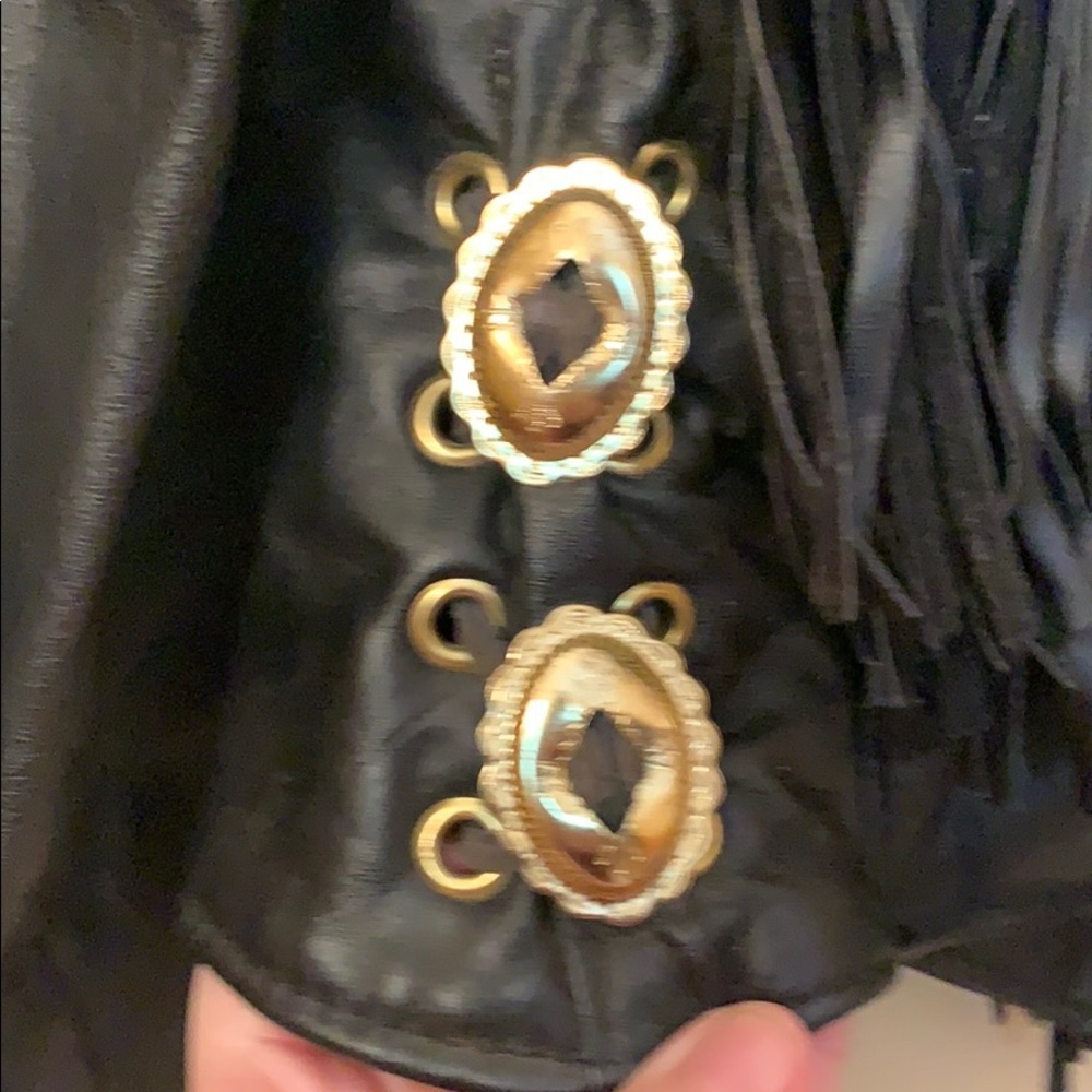 Dallas Leather Motorcycle Jacket size small - Picture 4 of 6